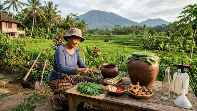Cara Membuat Pestisida Nabati Tanpa Bahan Kimia/AI Generated