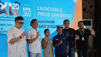 Para pembicara dalam jumpa pers peluncuran DXI 2026. (dok. Liputan6.com/Dinny Mutiah)