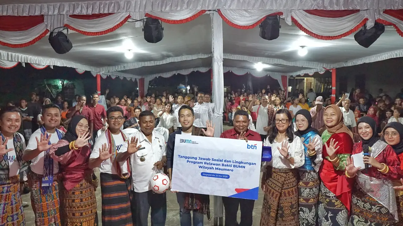 PT Bank Tabungan Negara (Persero) Tbk. kembali bergerak melawan bullying dengan mengedukasi anak dan orang tua di Desa Magepanda, Maumere, Nusa Tenggara Timur.