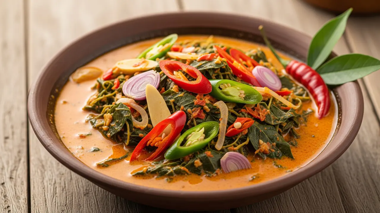 Mangut Daun Singkong Santan Pedas