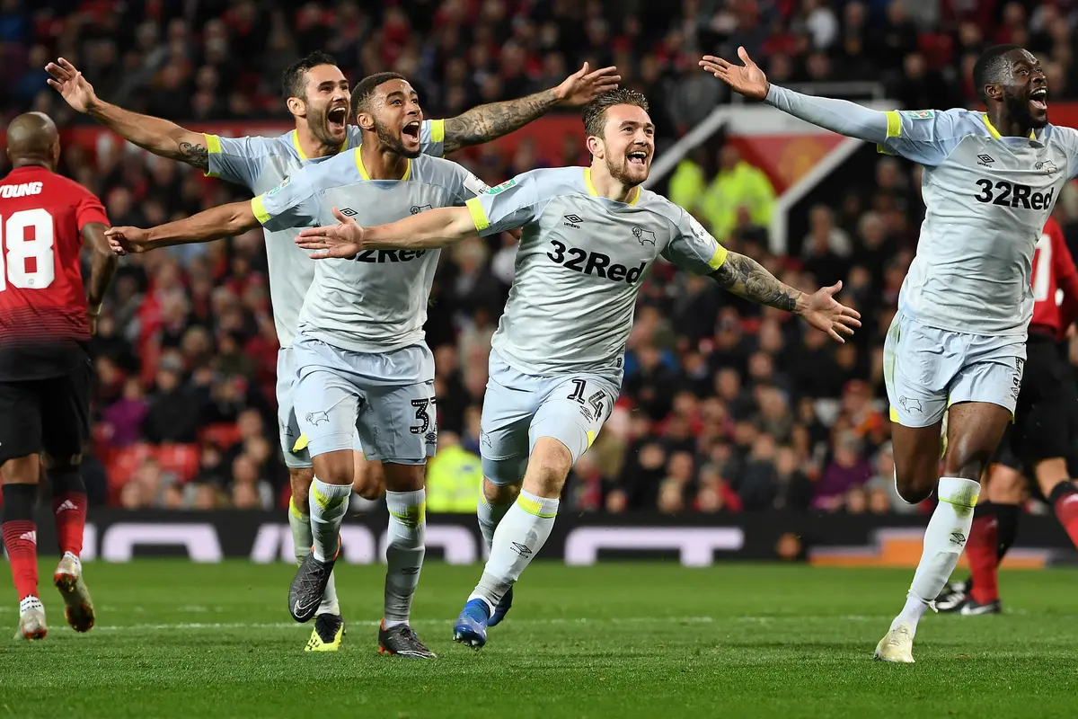 Manchester United, Derby County, Piala Liga Inggris
