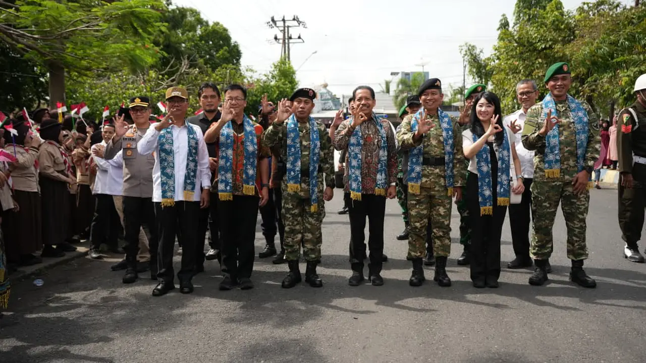 Pimpinan pilar usaha Sinar Mas hadir bersama jajaran Kemhan