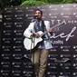 Lagu Home milik artis muslim asal Amerika Serikat, Raef Haggag didaulat sebagai lagu tema untuk acara puncak peringatan KAA ke-60  (Liputan6.com/ Okan Firdaus)