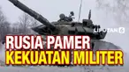 Berbagai senjata berat di tunjukkan dalam latihan militer yang digelar Rusia. Aksi ini berlangsung di tengah kekhawatiran dunia atas kemungkinan Invasi Rusia ke Ukraina.