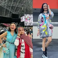 Marshanda dan putrinya, Sienna, kompak tampil feminim saat nonton konser Taylor Swift di Singapura. [@marshanda99/@iisdahlia]