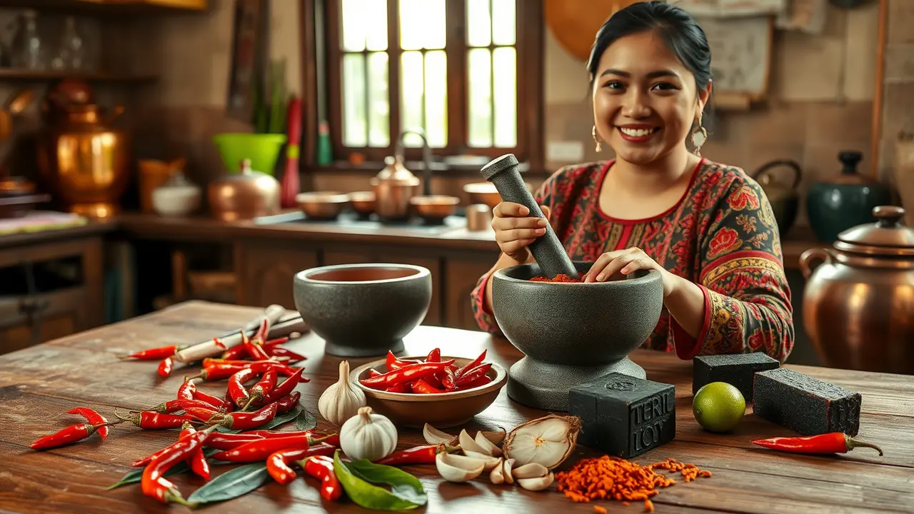 cara membuat sambal terasi