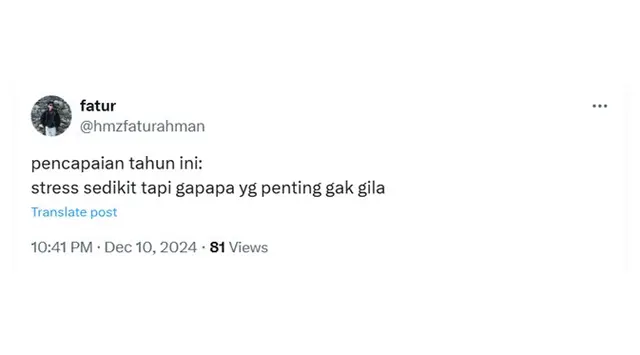 6 Curhatan lucu pencapaian netizen 2024 ini bikin nyengir tapi relate banget