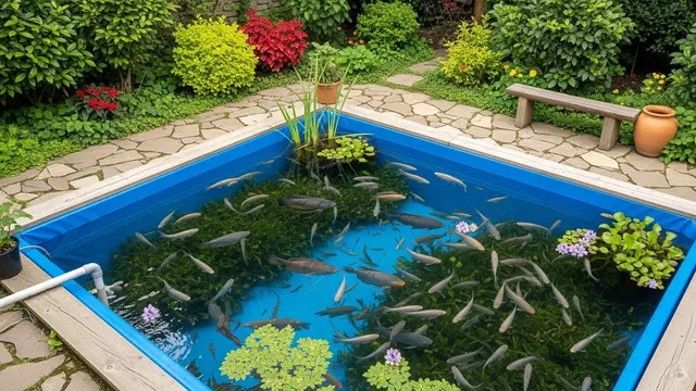 Gurame dan Tawes dalam Satu Kolam/Foto: AI Generated
