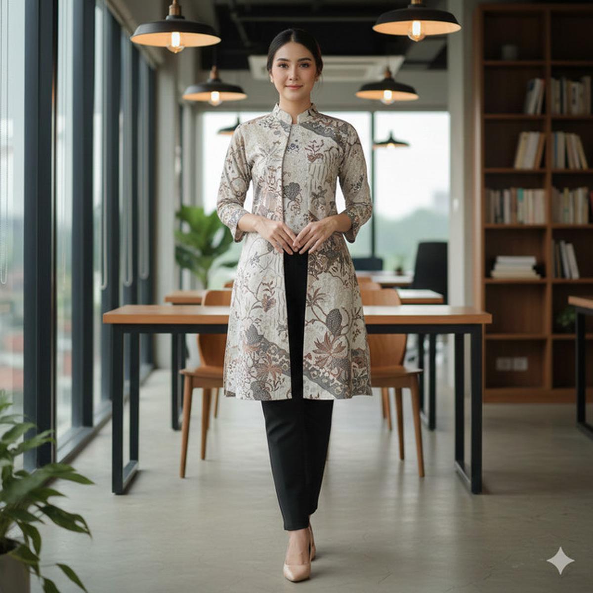 7 Model Atasan Batik Berkerah untuk Wanita Karier, Beri Kesan Elegan di 2026