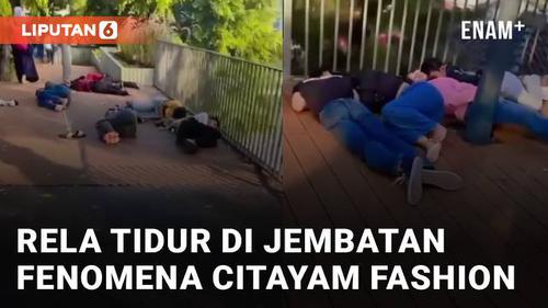 VIDEO: Fenomena Citayam Fashion Week, Sekumpulan Remaja Hingga Rela Tidur di Jembatan