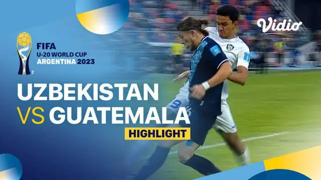 Berita video highlights kemenangan timnas Uzbekistan U-20 atas timnas Guatemala U-20 dalam laga Grup A Piala Dunia U-20 2023, Sabtu (27/5/2023) dini hari WIB. Hasil itu mengantarkan Uzbekistan menemani Argentina ke babak 16 besar.