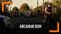 Polisi menangkap seorang pria usai petugas temukan paket dengan alat peledak di Christchurch, Selandia Baru. Ambulans dan petugas pemadam kebakaran diturunkan.