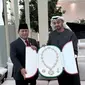 Menteri Pertahanan RI Prabowo Subianto menerima anugerah 'Zayed Medal' dari Presiden Uni Emirat Arab (UAE), Yang Mulia Syekh Mohamed bin Zayed Al Nahyan (MBZ) (Tim Media Prabowo Subianto)