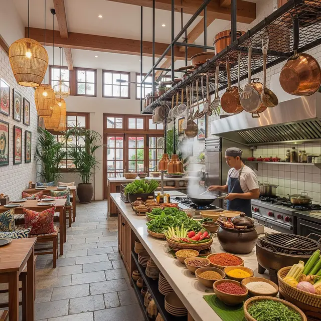 Desain Interior Warung Makan Tradisional yang Tetap Eye-Catching dan Instagramable