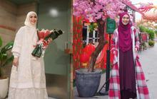 8 Inspirasi Gamis dengan Outer ala Oki Setiana Dewi, Eksplorasi Bergaya Anggun dan Syar'i yang Anti Gagal