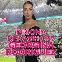 Tak kalah eksis dengan sang kekasih CR&amp;, Georgina Rodriguez menarik perhatian dalamajang Piala Dunia Qatar 2022.