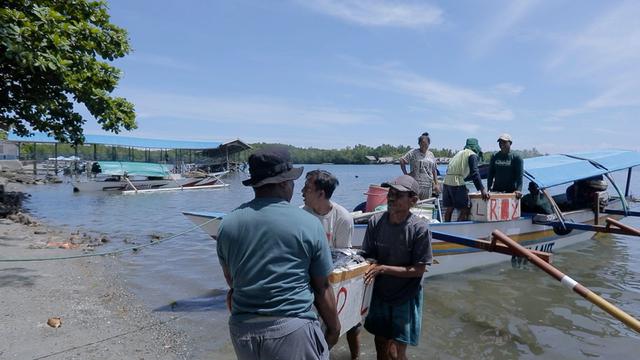Aktivitas nelayan Desa Sausu Tambu. (Dok. BRI)