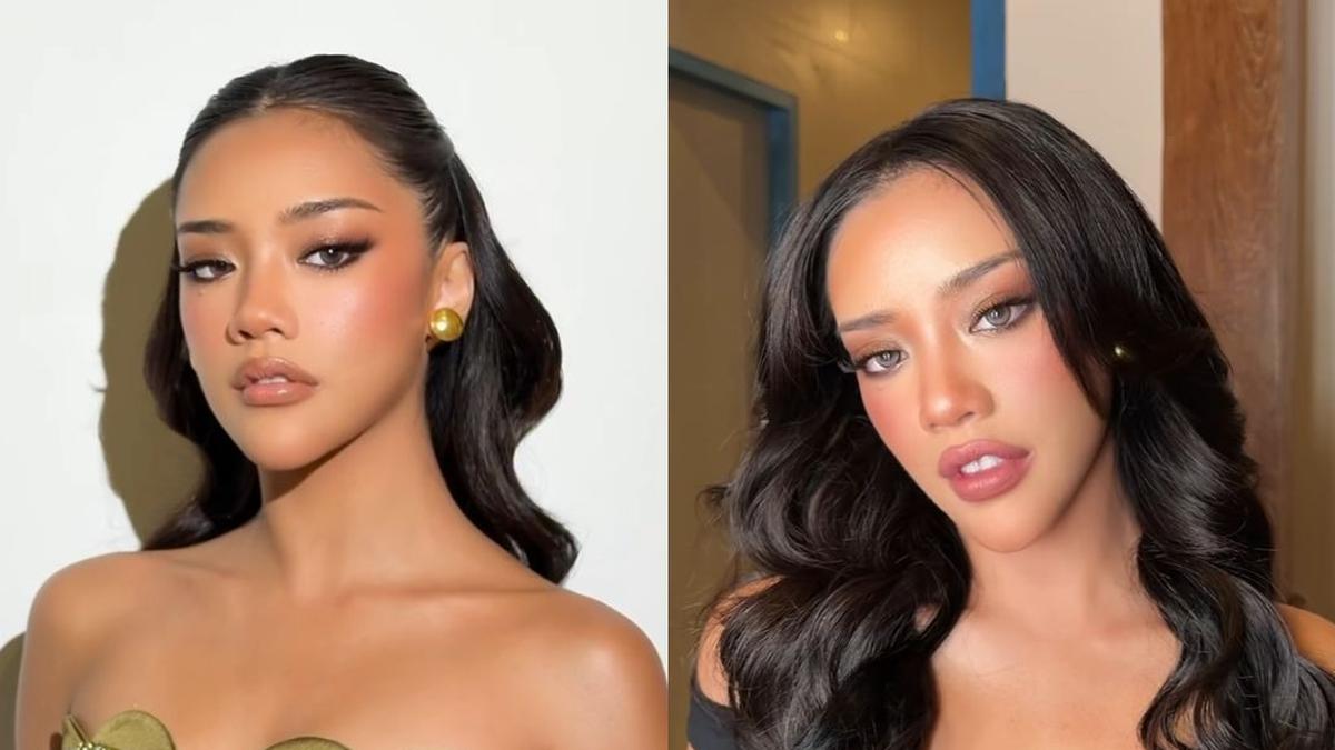 Pesona Baila Fauri No Na Jadi Bridesmaid Jennifer Coppen, Glam Maksimal dengan Kulit Tan Eksotis