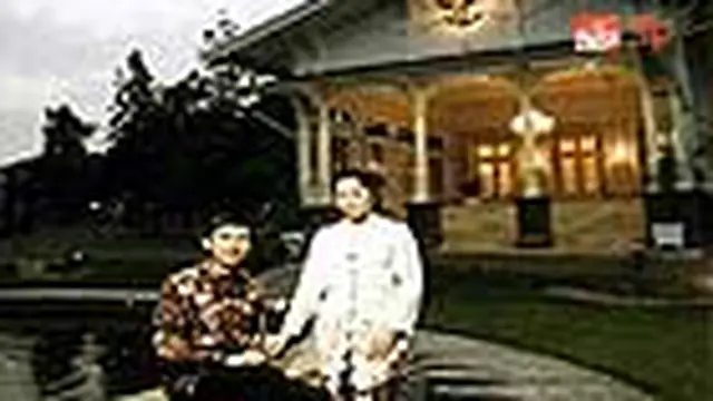Tarian Ngigol Iringi Akad Nikah Ibas-Aliya