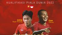 Kualifikasi Piala Dunia - Vietnam Vs Indonesia - Luong Xuan Truong Vs Evan Dimas (Bola.com/Adreanus Titus)