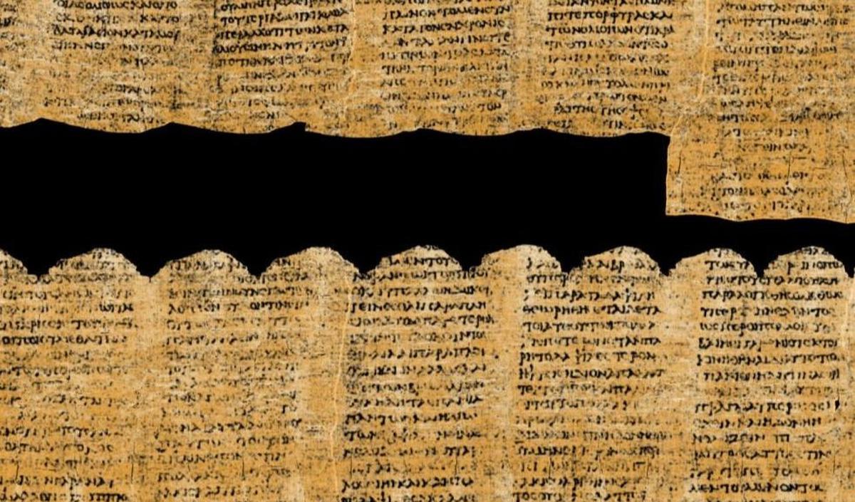 Gulungan itu disimpan di sebuah vila mewah di Herculaneum dan ditemukan pada 1750, dan diyakini milik ayah mertua Julius Caesar.