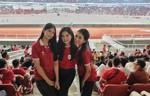Potret Cantik Almira Anak Annisa Pohan Nonton Pertandingan Sepak Bola di GBK, Penampilann Bikin Salfok