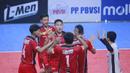 Tim putra Tectona Bandung menjuarai Bolavoli Nusantara Cup 2024 setelah membungkam Bintang Mahameru Sejahtera Bekasi dengan skor 3-1 (25-19, 25-18, 22-25, 25-20) pada laga final di GOR UNY Yogyakarta, Minggu (24/3/2024). (Dokumentasi PBVSI)