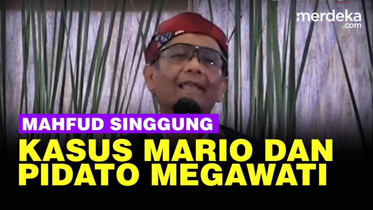 VIDEO: Mahfud Kaitkan Kasus Mario dengan Pidato Megawati Soal Ibu-Ibu Pengajian