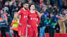 Pemenang pun harus ditentukan lewat adu penalti. Di babak ini, dua penendang Liverpool, yakni Darwin Nunez dan Curtis Jones gagal mecetak gol. PSG keluar sebagai pemenang dengan keunggulan 4-1. (AP Photo/Dave Thompson)