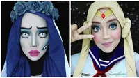 Makeup karakter (sumber: Instagram/ queenofluna)
