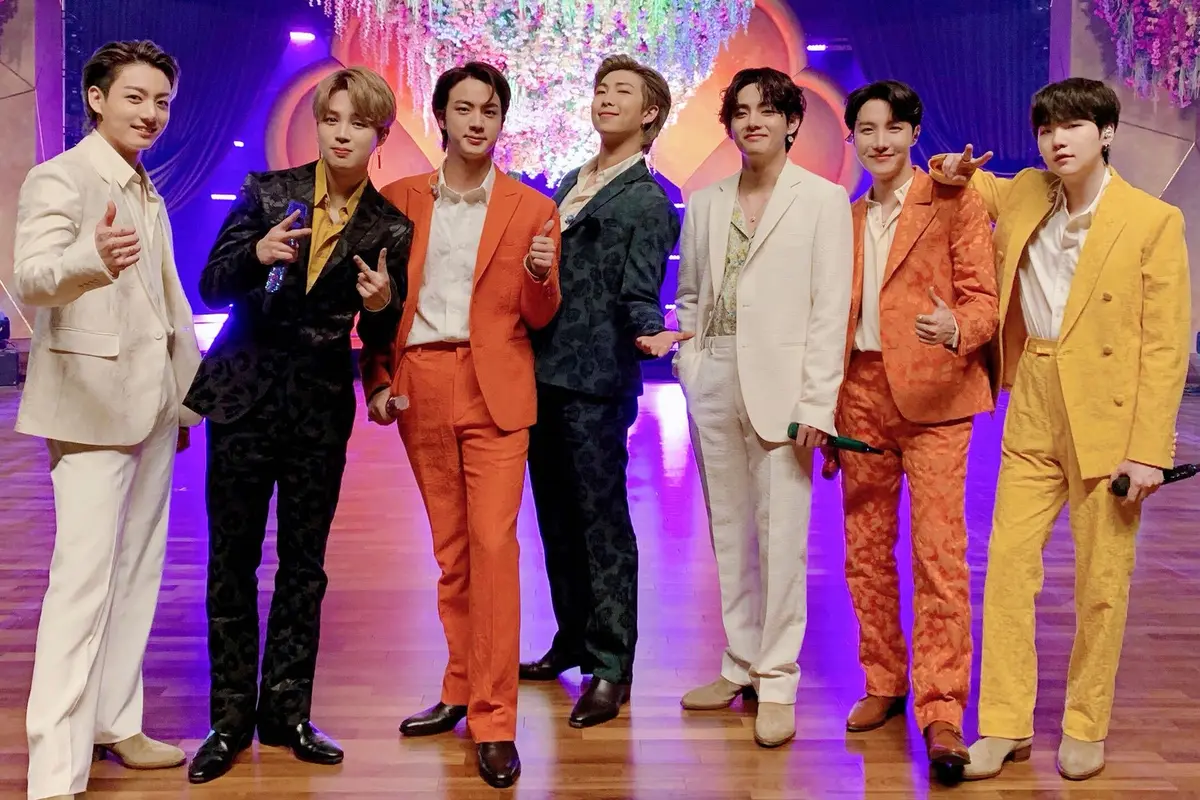 BTS perform dynamite di Grammy 2021/dok. Twitter BTS_official