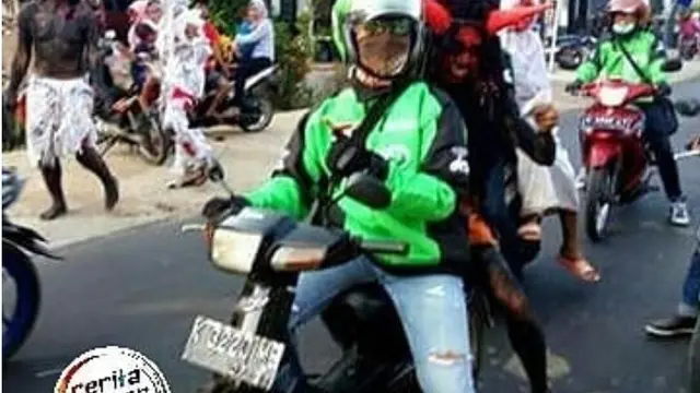 6 Potret Kelakuan Penumpang Ojek Online, Bikin Geleng-Geleng Kepala