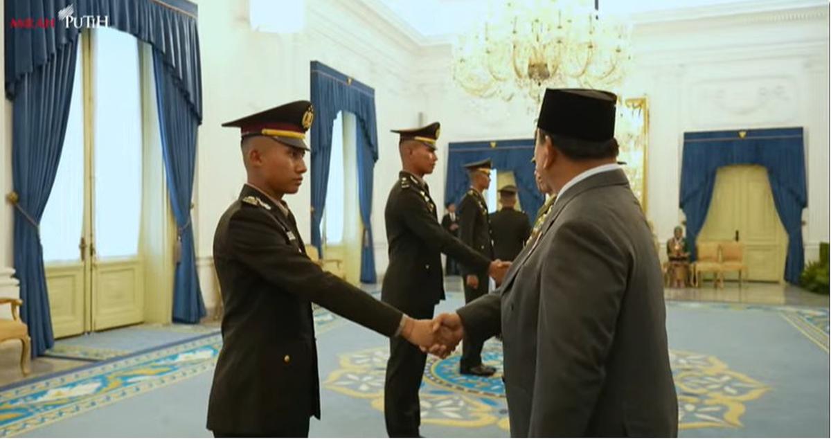 Pelantikan perwiran TNI-Polri 2025