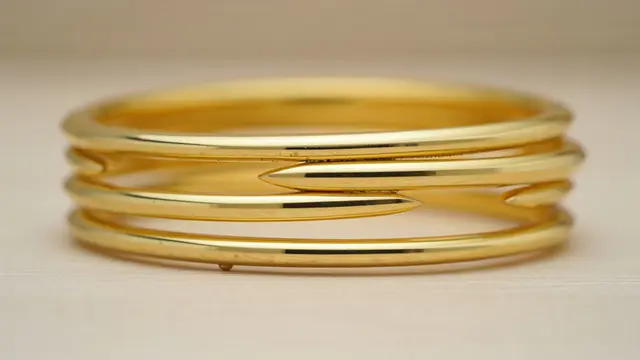Model Gelang Emas Bangle Mewah