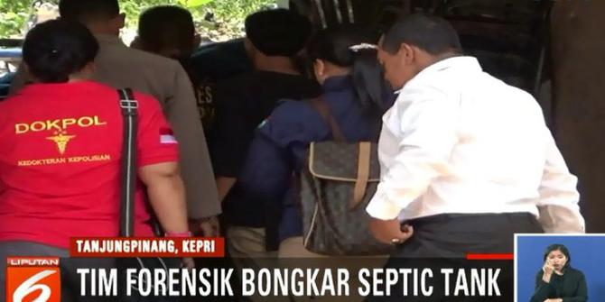 Bagian Tubuh dalam Septic Tank di Tanjung Pinang Diduga Milik Pensiunan TNI AL