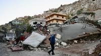 Pada Kamis (26/9/2024), Israel mengeluarkan pernyataan menolak desakan Amerika Serikat, Perancis, dan sekutu lainnya untuk melakukan gencatan senjata selama 21 hari di Lebanon. (Rabih DAHER/AFP)