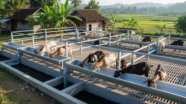 Ilustrasi Ternak Kambing/Gemini AI