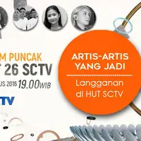 Artis-artis yang setia mengisi acara di HUT SCTV (Foto: Bintang Pictures, Desain: Muhammad Iqbal Nurfajri/Bintang.com)