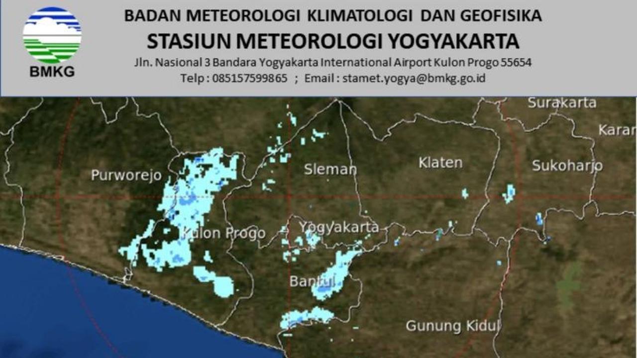 BMKG: MJO Berkontribusi pada Pembentukan Awan Hujan, Simak Prakiraan Cuaca DIY 18-20 Mei 2026