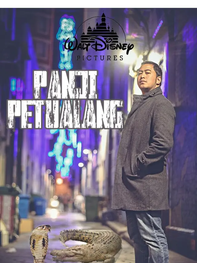 Editan Foto Pandji ala Poster Film Bikin Tepuk Jidat
