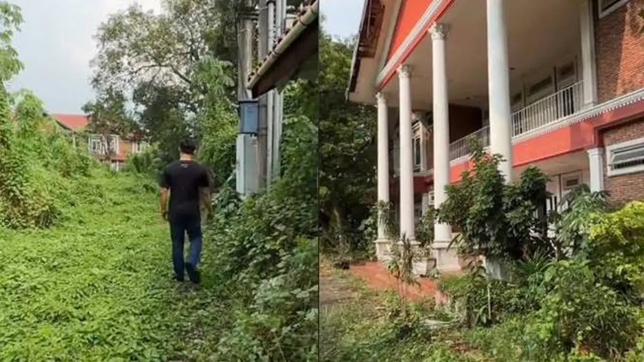Viral Penampakan Rumah Merah Genta Buana yang Kini Penuh Semak Belukar