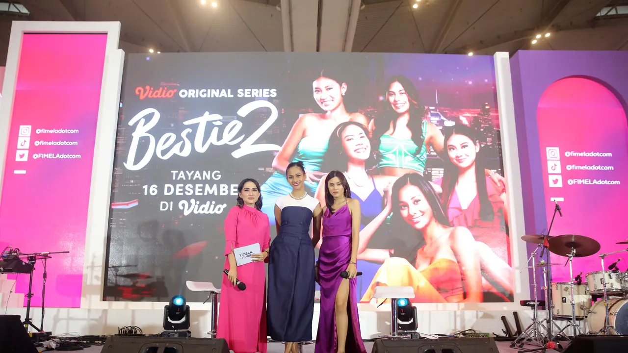 Aurra Kharisma bermain di Vidio series Bestie 2, dia pun mengaku banyak pelajaran yang didapatkannya