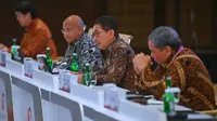 Ketua Dewan Penasehat Bisnis ASEAN (ASEAN-BAC) dan Ketua Umum Kamar Dagang dan Industri Indonesia (Kadin) Indonesia arsjad rasjid dalam Dialog Meja Bundar Regional Comprehensive Economic Partnership (RCEP). (Dok Kadin)