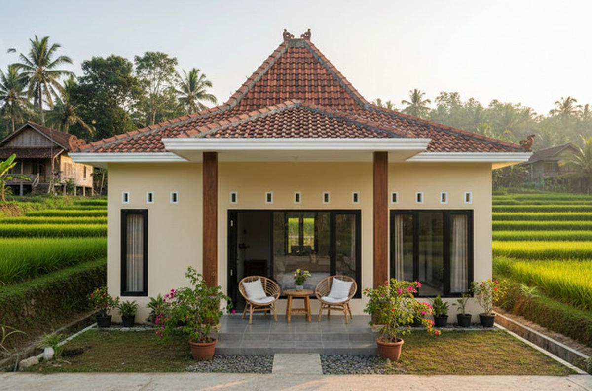 7 Gambar Rumah Minimalis di Kampung, Sederhana tapi Modern dan Bikin Nyaman Keluarga