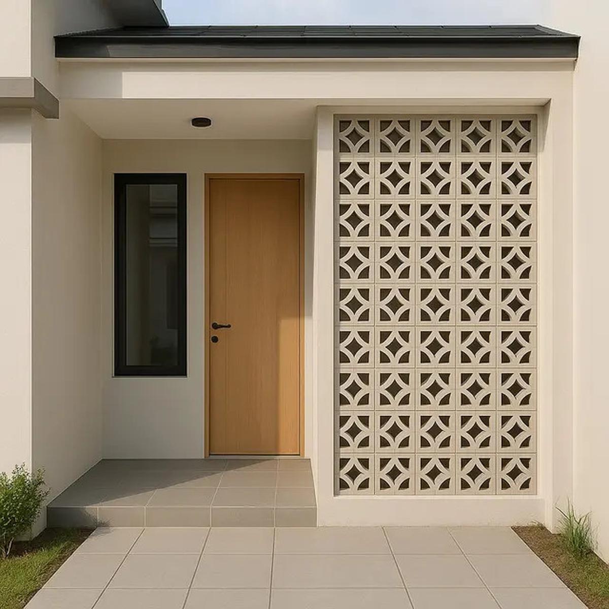 7 Model Teras Minimalis Modern 2025 untuk Rumah Subsidi, Tampil Elegan dan Fungsional