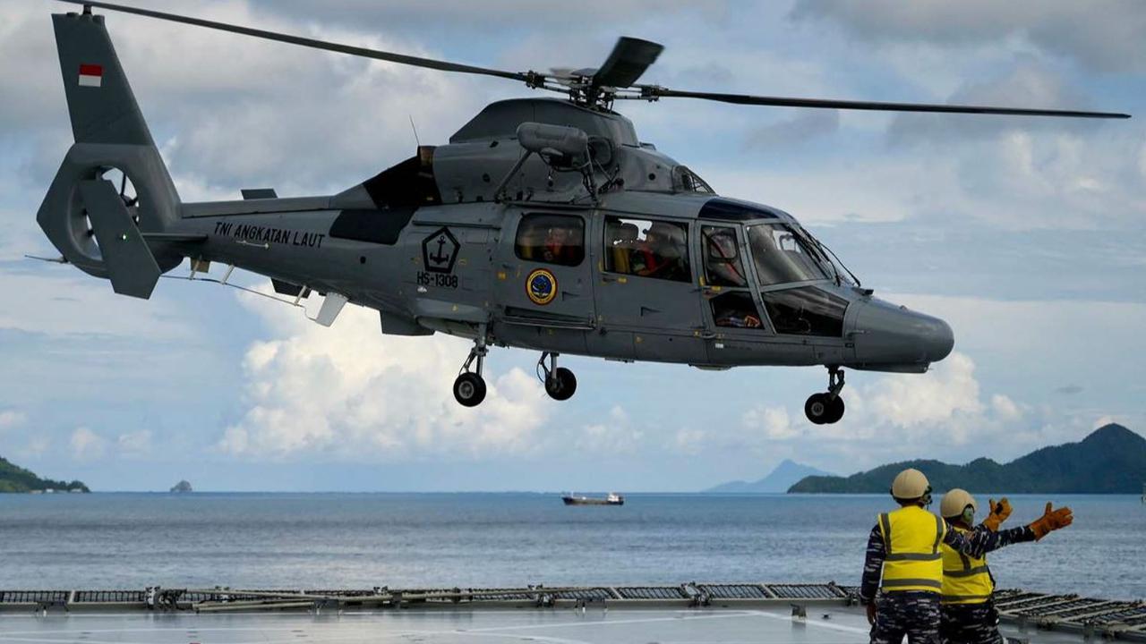 Pasukan militer negara-negara ASEAN merapatkan barisan di Natuna, Kepulauan Riau, pada Kamis (21/9/2023). Mereka bergabung dalam latihan bertajuk&nbsp;ASEAN Solidarity Exercise Natuna 2023 atau ASEX-01.