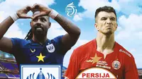 BRI Liga 1 - Duel Pemain - PSIS Semarang Vs Persija Jakarta (Bola.com/Adreanus Titus)