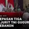 Sebelum diantar ke rumah duka masing-masing, upacara pelepasan ketiga jenazah Prajurit TNI yang gugur dalam misi perdamaian di Libanon digelar di Bandara Soekarno-Hatta, Tangerang, Banten. Ketiga jenazah disambut langsung Presiden Prabowo Subianto sa...