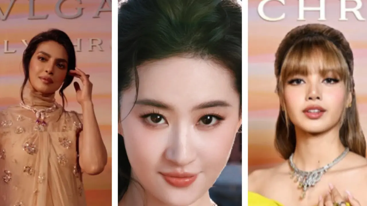 Priyanka Chopra, Liu Yifei, dan Lisa BLACKPINK saat Hadir Acara Bvlgari Italia