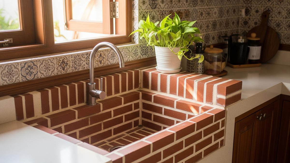 Cara Membuat Bak Cuci Piring Permanen dari Bata Tanpa Tukang Khusus